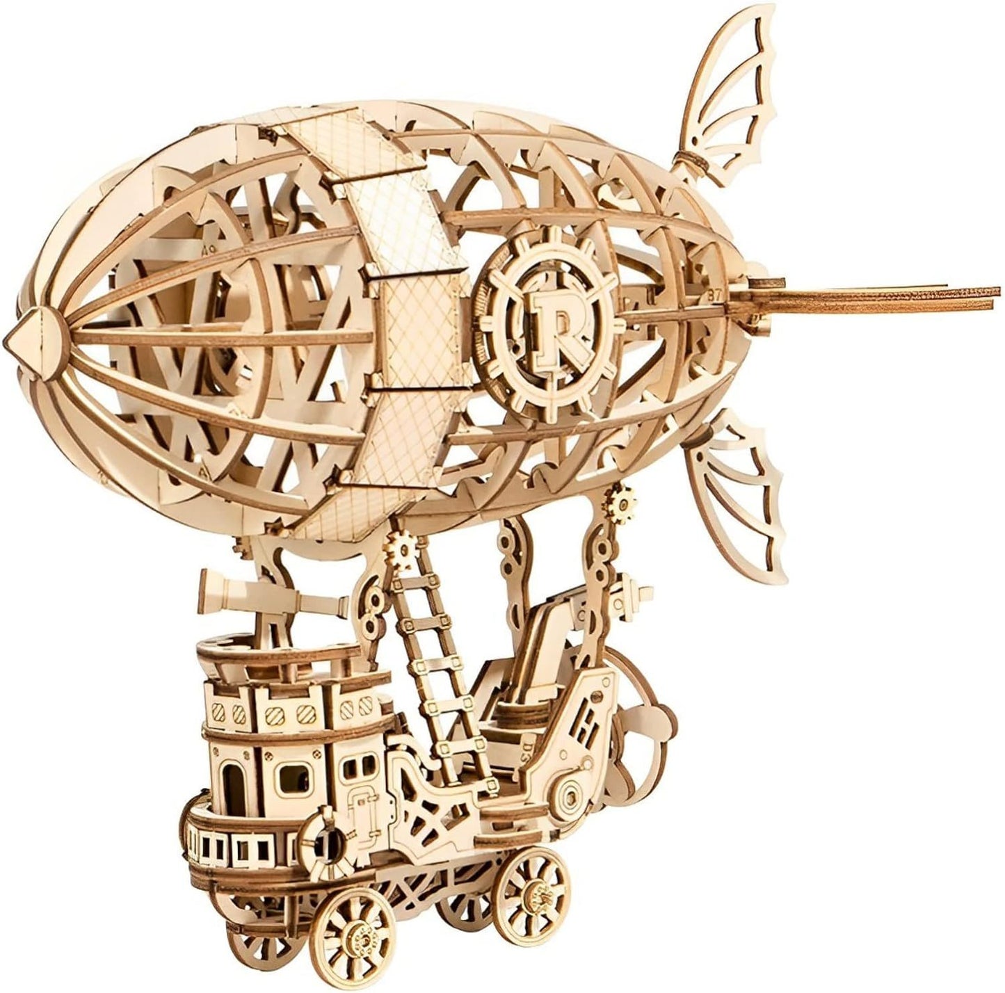 ROBOTIME Rolife 3d Wooden Puzzle Airship Woodcraft Model Kit TG407