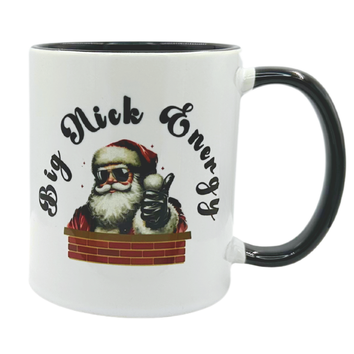 Funny 'Big Nick Energy' Christmas Mug. Fun Stocking Filler or Secret Santa Gift