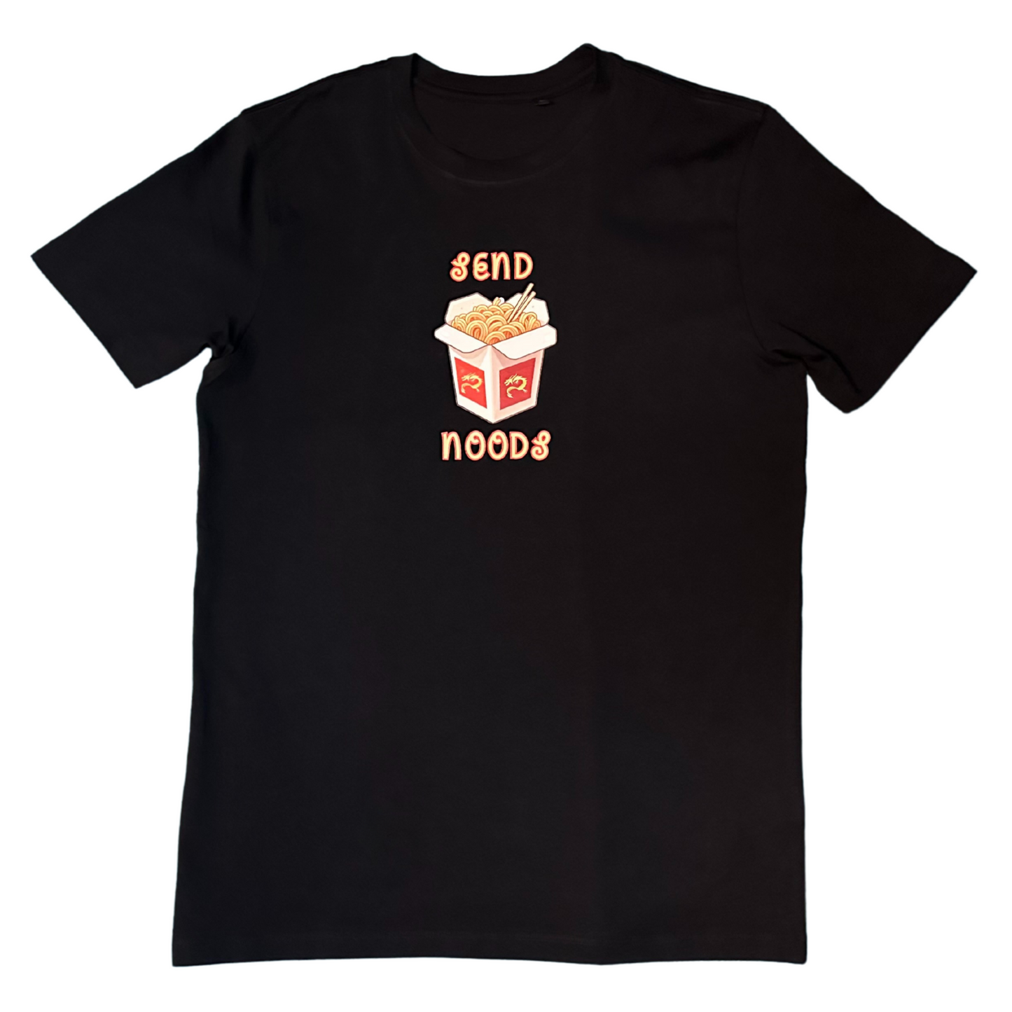 Send Noods Funny T-Shirt – Organic Cotton Unisex Graphic Tee | Quirky Gift With a Fun Pun
