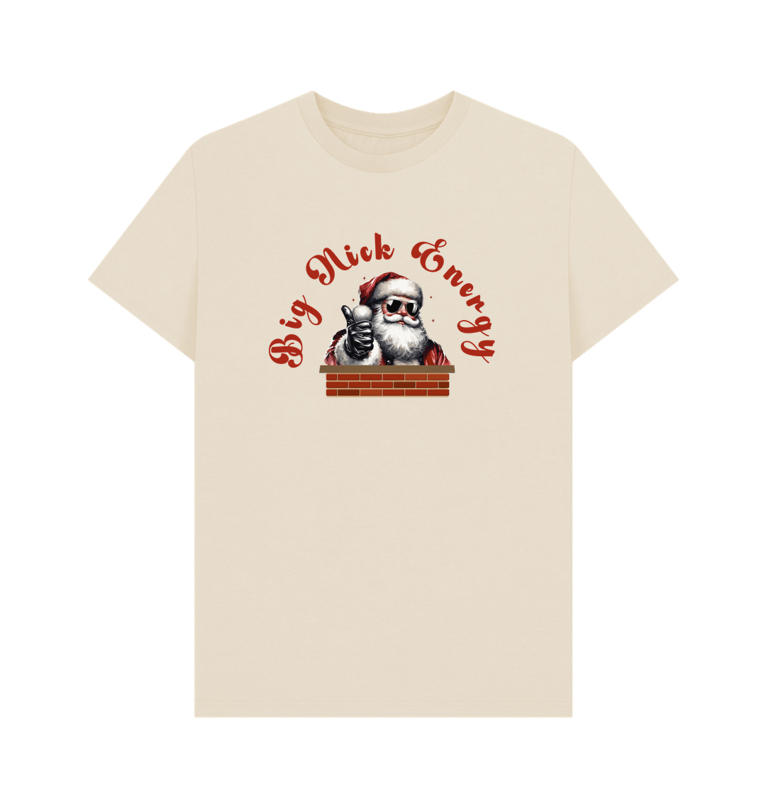 Oat 'Big Nick Energy' Fun Christmas T-Shirt for Men