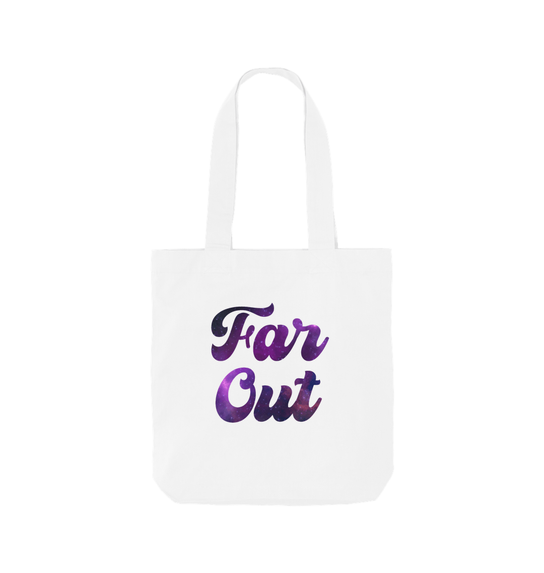 White Printed Bag Front