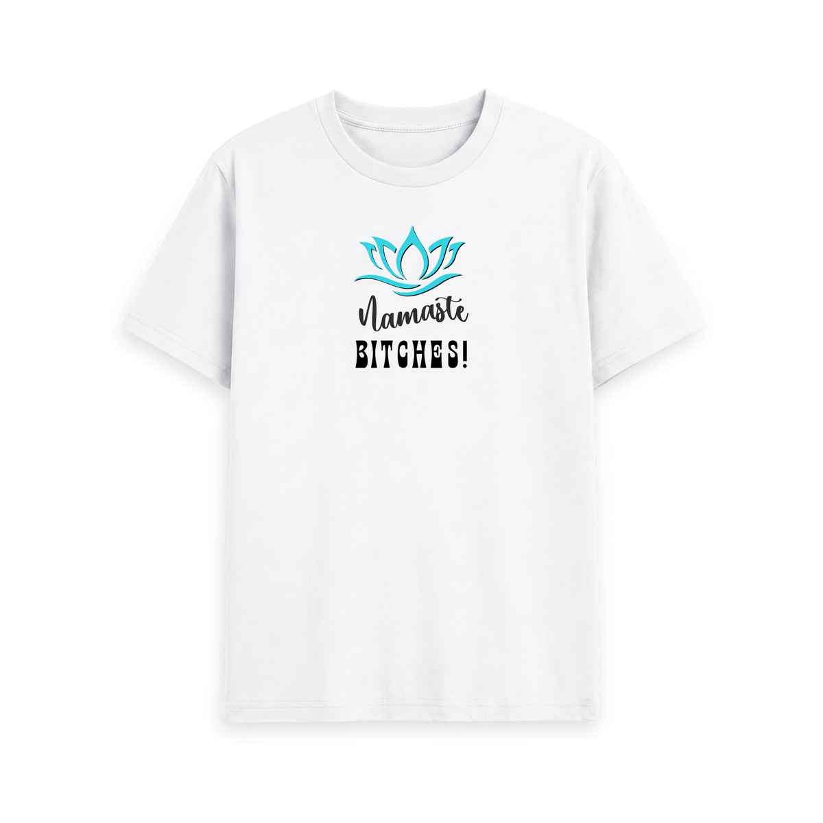 White Printed T-shirt Front
