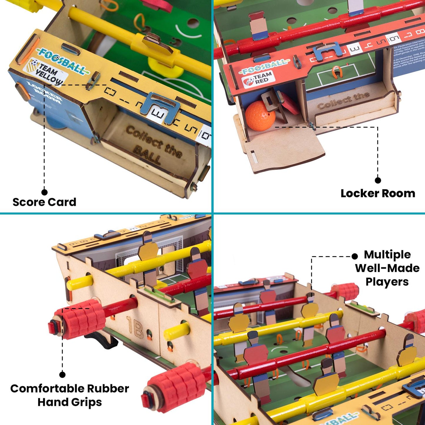 Smartivity Foosball | Build-It-Yourself Multiplayer STEAM Board Game