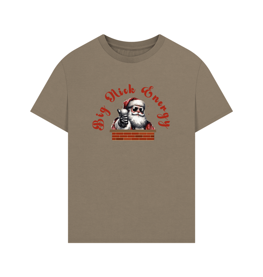 Willow 'Big Nick Energy' Fun Christmas Oversized T-Shirt for Men