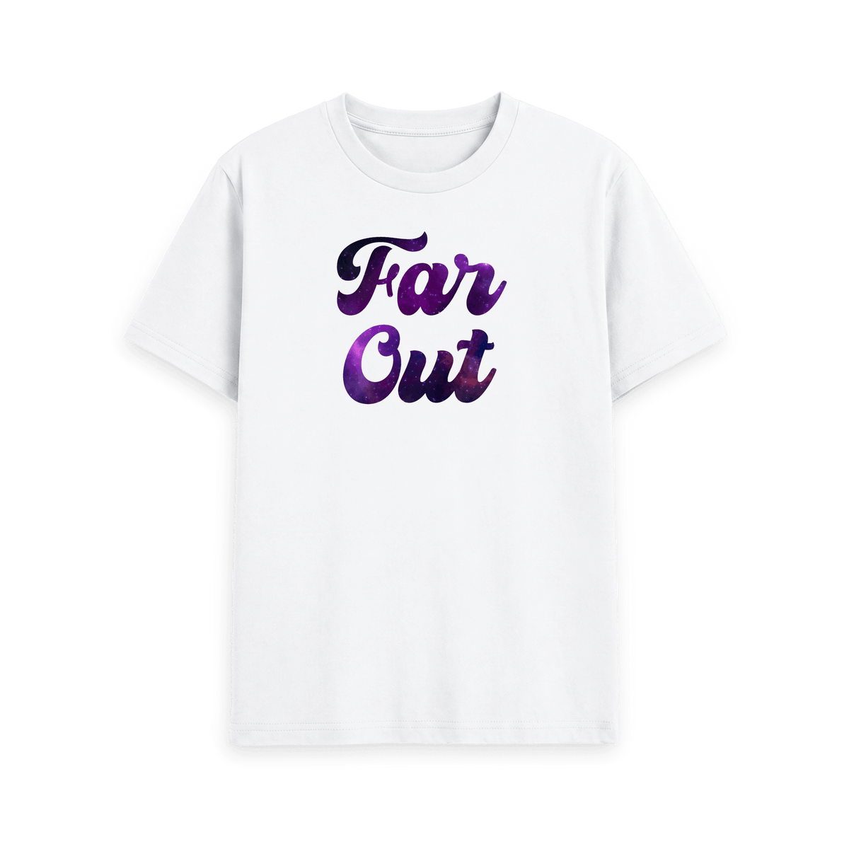 White Printed T-shirt Front