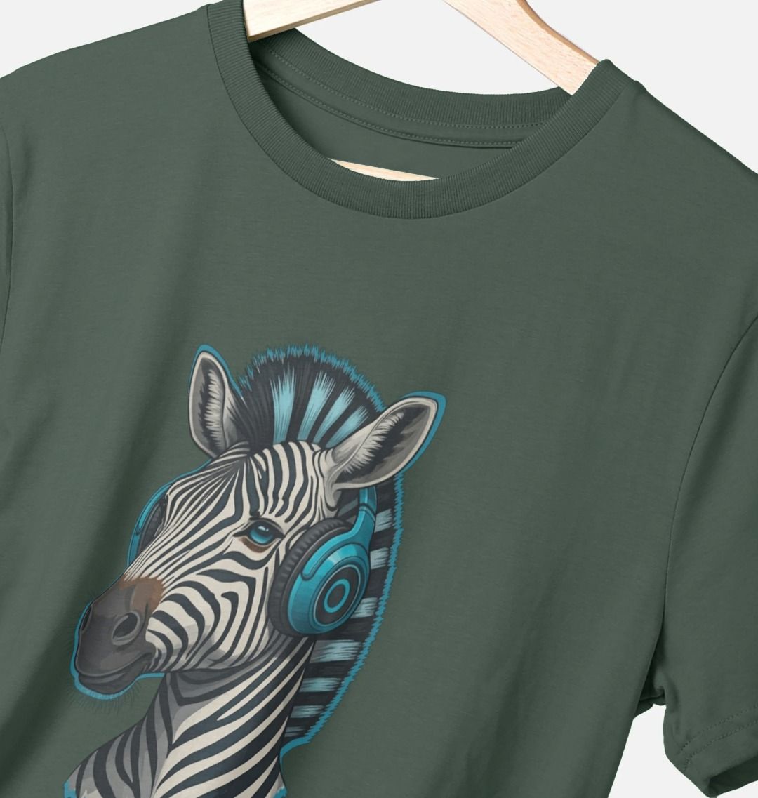 Cool Zebra Organic Cotton T-Shirt for Men