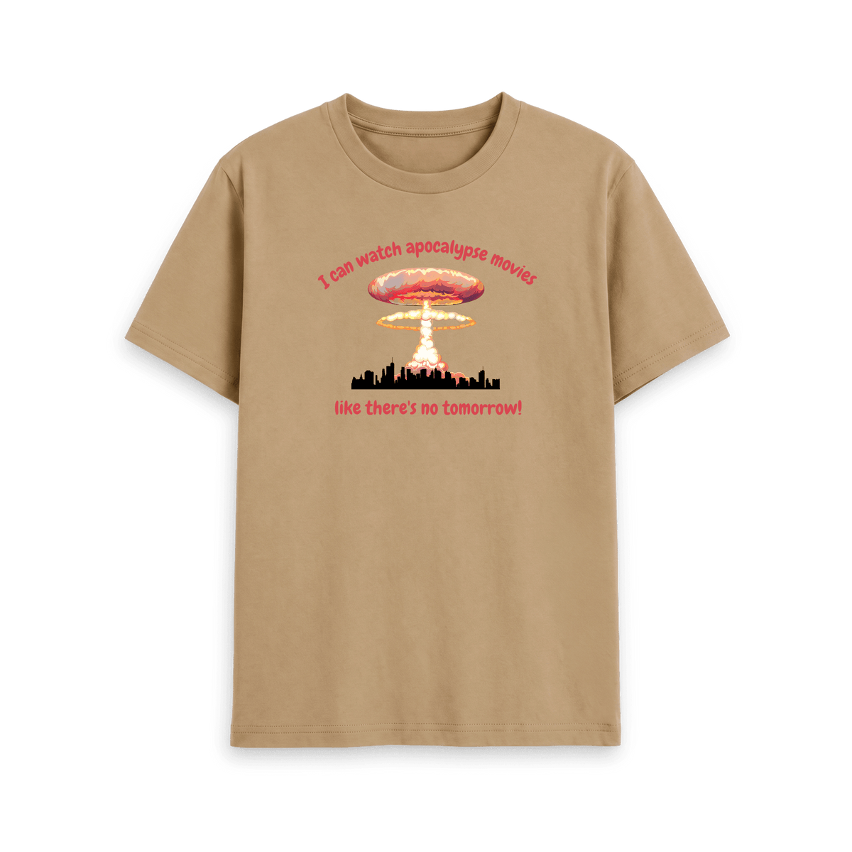 Sand Printed T-shirt Front