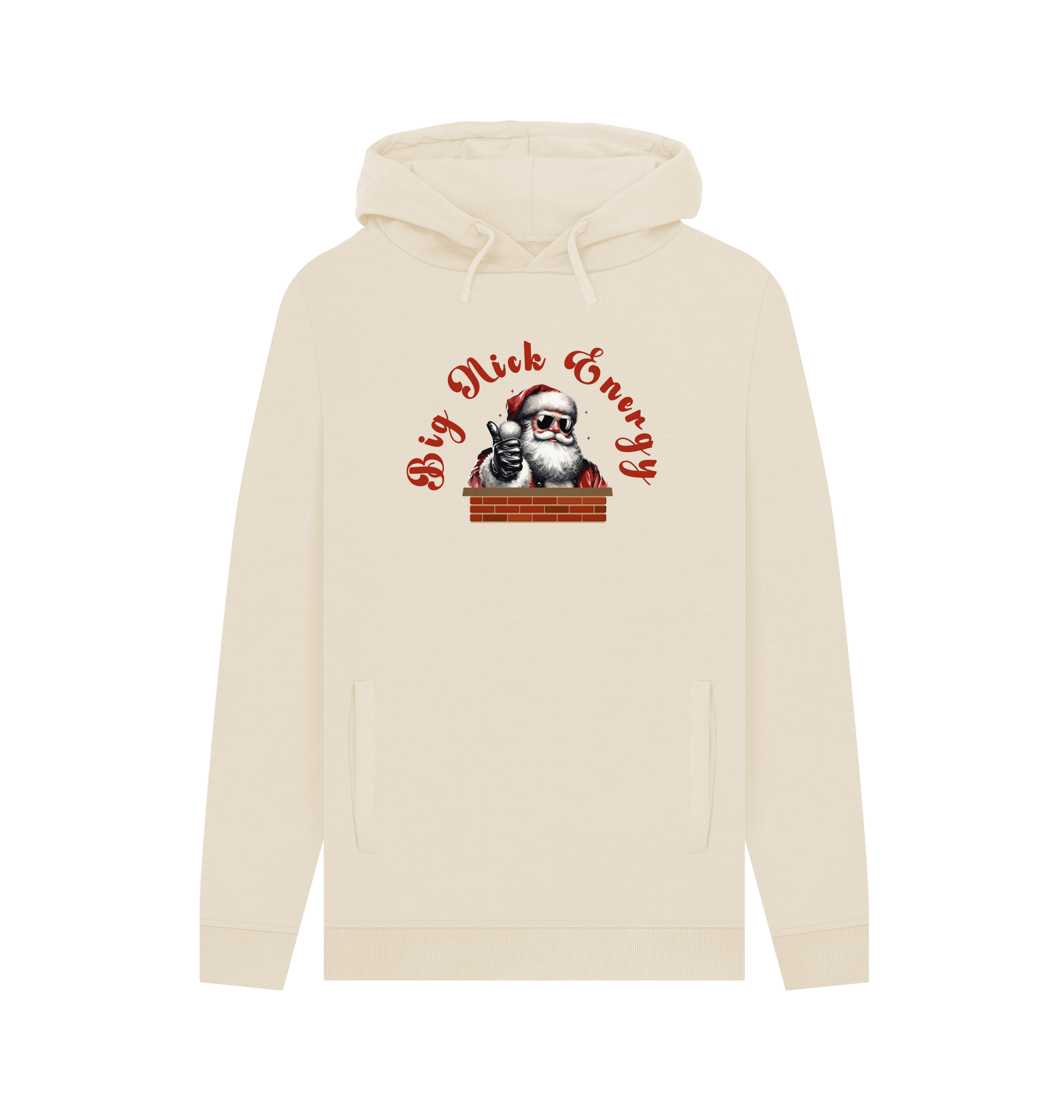Oat Printed Hoody Front
