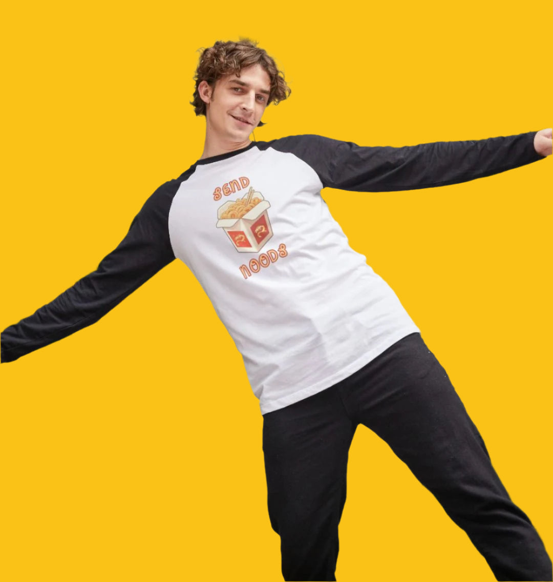 Men's Send Noods Baseball T-Shirt 