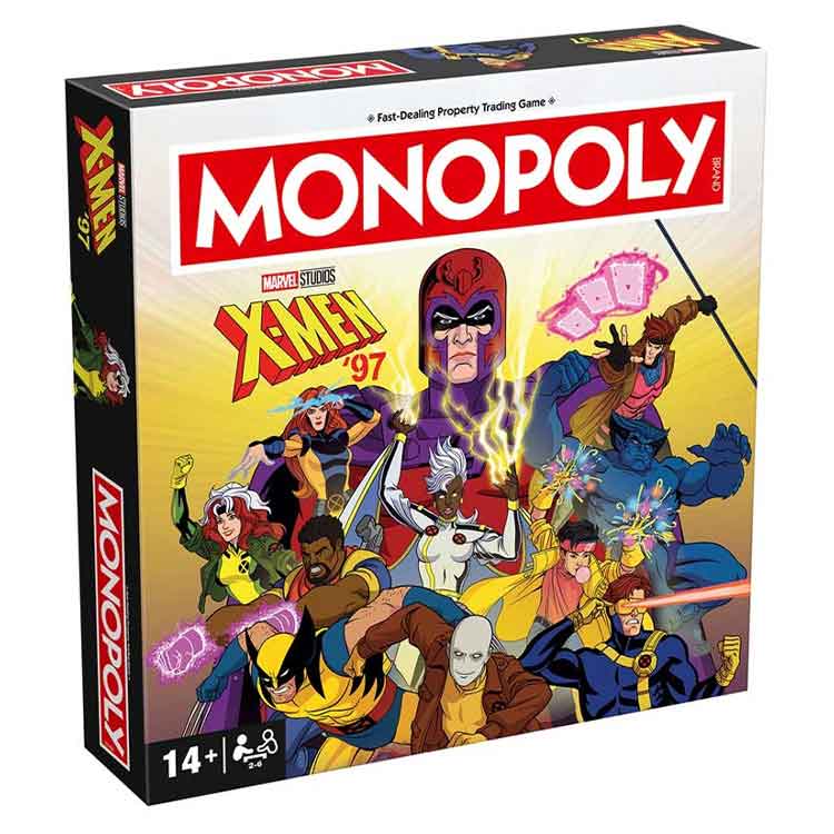 X-Men '97 Monopoly Board Game – Marvel Monopoly for X-Men Fans