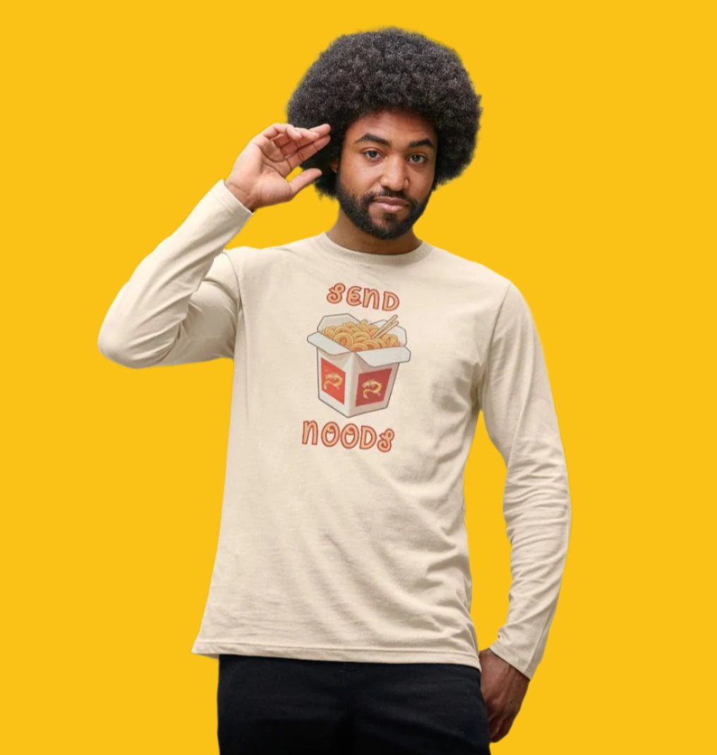 Send Noods Long Sleeve T-Shirt for Men