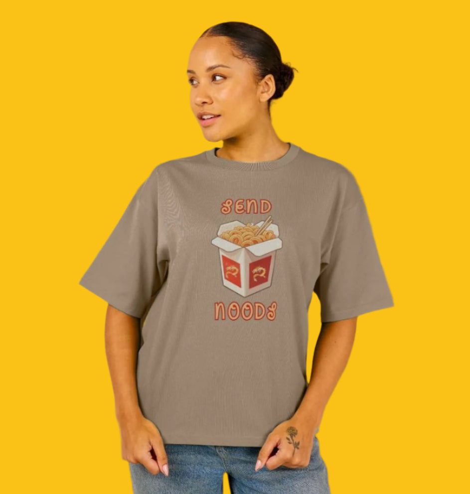 Send Noods Organic Cotton T-Shirt for Women in Willow