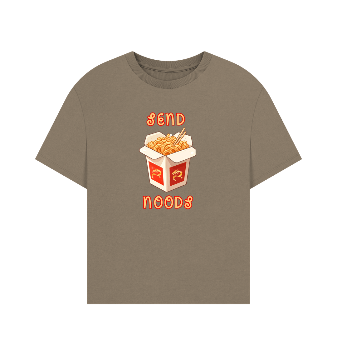 Willow Send Noods Organic Cotton T-Shirt for Women
