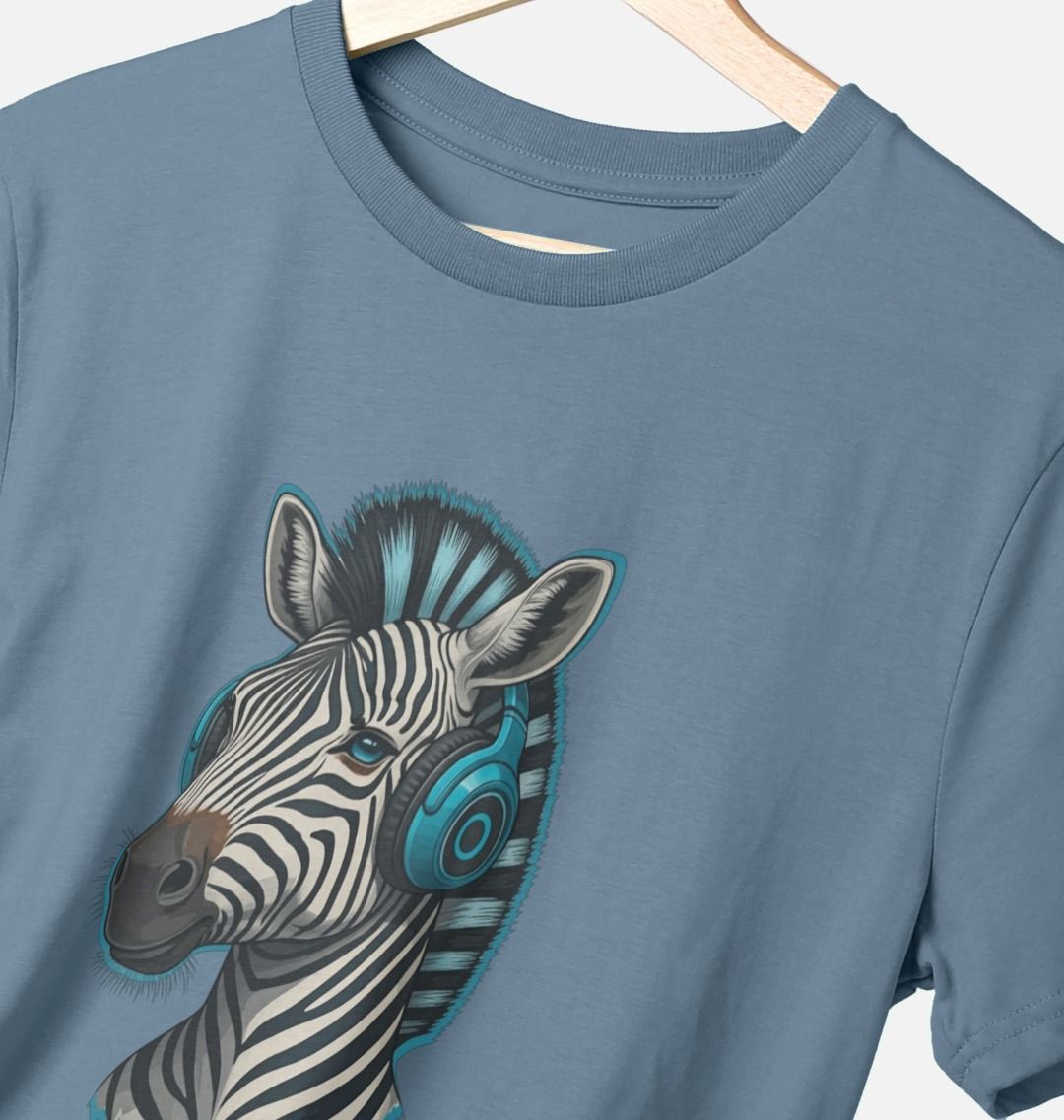 Cool Zebra Organic Cotton T-Shirt for Men